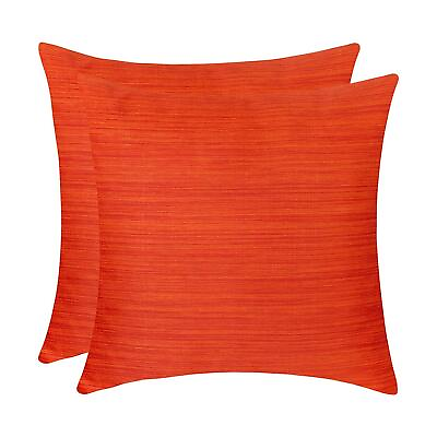 #ad Bright Orange Cushion Covers for Sofa Couch amp; Bed 16x16 inch Pack of 2 $28.81