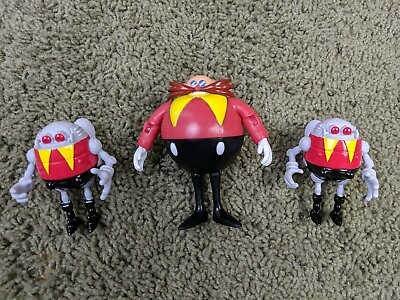 #ad Jazwares Sonic Hedgehog Classic Eggman Action Figure 3” Robotnic RARE Toys R Us $50.00
