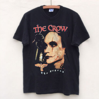 #ad The Crow Movie Black Short Sleeve Cotton T shirt Unisex S 5XL $16.95