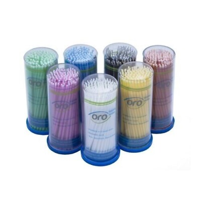 #ad 4 pack x Oro Dental Disposable Micro Applicator 100pcs Regular Fine Any color $37.19