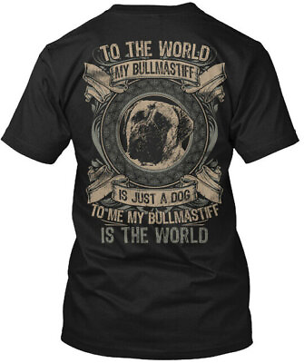 #ad Bullmastiff World To The My Is Just A Dog Me T Shirt Made in USA S 5XL $22.52