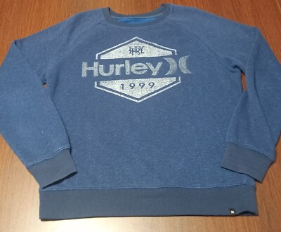 #ad Hurley Sweatshirt Adult Medium Blue $25.34