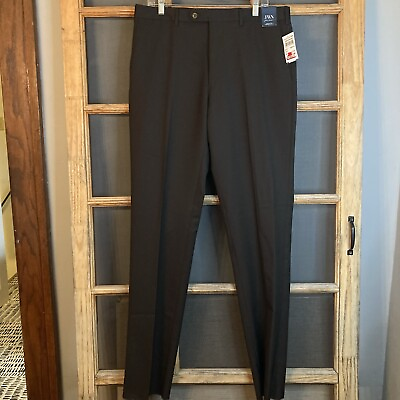 #ad NWT Nordstrom Men#x27;s Black Dress Pants Size 35 100% Wool Unhemmed MSRP$159 $79.54