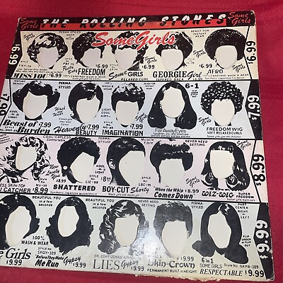 #ad the rolling stones some girls vinyl $19.99