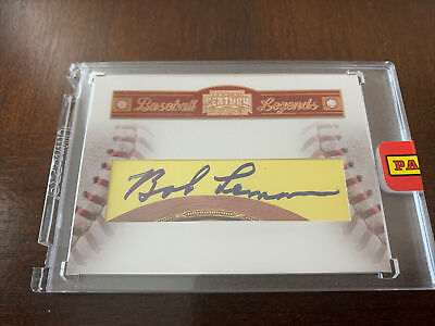 #ad 2010 Panini Century Collection Bob Lemon Cut Autograph Cleveland Indians 11 65 $49.99