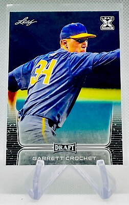 #ad 2020 Leaf Draft Garrett Crochet XRC Rookie Card #34 Chicago White Sox $2.99