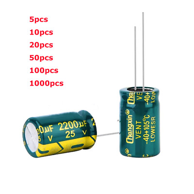 #ad 6.3V 450V 10uF 10000uF High Frequency LOW ESR Radial Electrolytic Capacitor $1.45