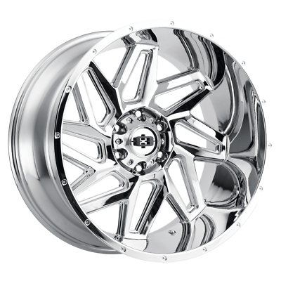 #ad Vision Off Road 20x12 Wheel Chrome 361 Spyder 6x5.5 57mm Aluminum Rim $373.99