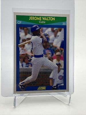 #ad 1990 Score Rising Stars Jerome Walton Baseball Card #2 Mint FREE SHIPPING $1.25