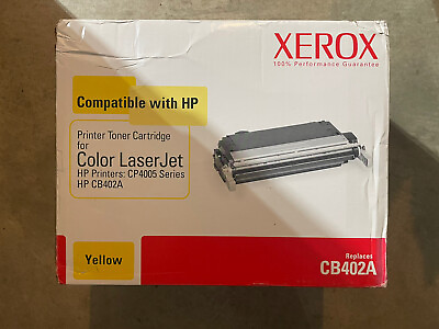 #ad Xerox Replacement Cartridge 6R1328 for CB402A YELLOW HP CB402A CP4005 series $19.00