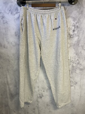 Vintage University of Michigan Sweatpants Mens 2XL 90s Champion Sportswear Gray $26.59