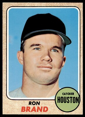 #ad 1968 Topps Ron Brand EX Houston Astros #317 $3.98