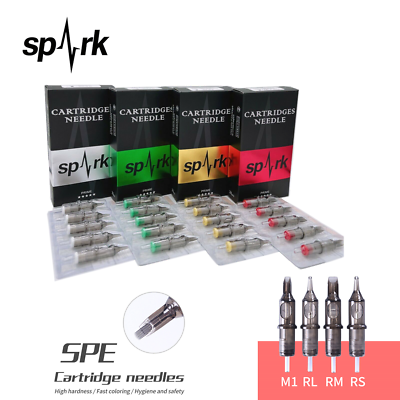 #ad 10204060100pcs Spark Sterile Disposable Tattoo Cartridge Needles RLRSCMM1 $53.99