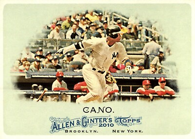 #ad 2010 Topps Allen and Ginter #299 Robinson Cano New York Yankees $1.49