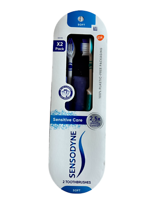 #ad Sensodyne Sensitive Care Soft Toothbrush Pack of 2 $9.99