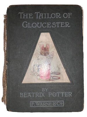 #ad 1903 1st AMERICAN ED BEATRIX POTTER THE TAILOR OF GLOUCESTER PETER RABBIT $269.50