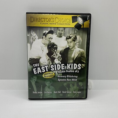 #ad The East Side Kids Double Feature #3 DVD Black amp; White Bobby Jordan Movie $6.32
