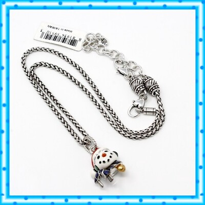 #ad Brighton Monogram Chain For Charms Beads Necklace amp; Snowman Charm NWT $48.00