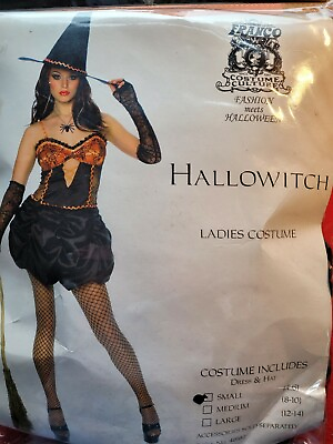 #ad Women#x27;s Sexy Witch Halloween Costume Size 4 6 $24.49