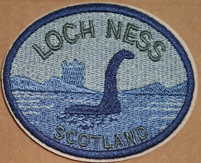 #ad Loch Ness Scotland embroidered Iron on patch $6.80