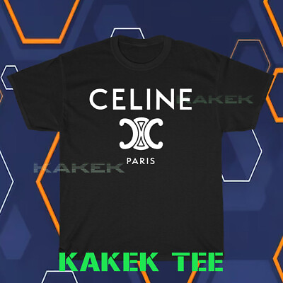 #ad New Shirt Celine Paris Logo Unisex Black T Shirt Funny Size S to 5XL $20.00