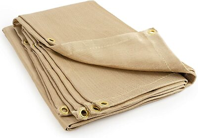 #ad Fiberglass Welding Blanket 4#x27; x 6#x27; Fireproof Blanket 1 3” 8mm Thickened $28.99