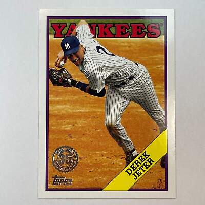 #ad 2023 Topps 35th Anniversary #88US 36 Derek Jeter New York Yankees $1.99