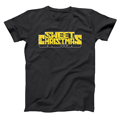#ad Sweet Christmas Funny Xmas Luke Cage Comic Netflix Black Basic Men#x27;s T Shirt $28.00