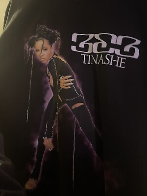 #ad Tinashe 333 Tour Merch 2021 T Shirt Size L $65.00