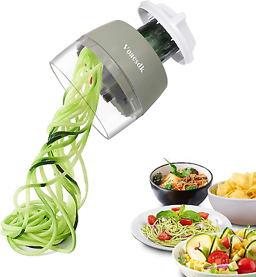 #ad Voaesdk Handheld Spiralizer Vegetable Slicer4 in 1 Heavy Duty Veggie Spiralize $20.54