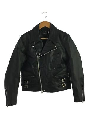 #ad Snow Peak Peak Leather Jacket Riders M Black Jk 18Au017 $347.50