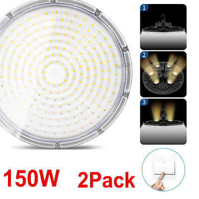 #ad 2X 150W UFO LED High Bay Light Warehouse Factory Industrial Lighting Fixture US $55.21