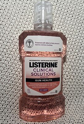 #ad Listerine Clinical Solutions Antiseptic Gum Health Icy Mint Mouthwash 500mL $12.99