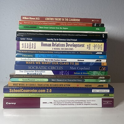 #ad Lot 15: School Counselor amp; Teaching Education Book Lot Child Psychotherapy VG $30.00
