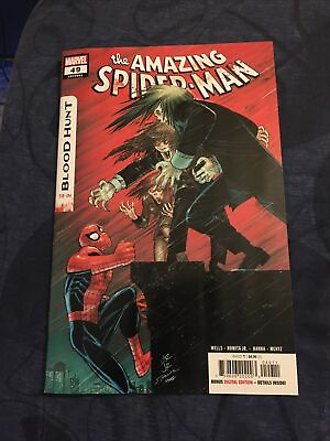 #ad AMAZING SPIDER MAN #49 BLOODHUNT CROSSOVER Marvel Comics 2024 $8.80