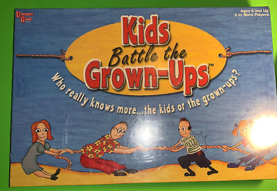 #ad NISB Kids Battle the Grown Ups Game Family Tug of War Trivia $22.50