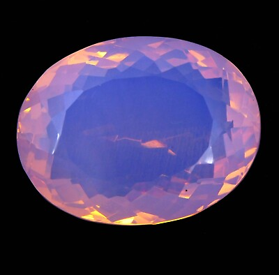 #ad 119.10 Ct Natural Australian Purple Pink Opal Certified Big Size Loose Gemstone $20.99