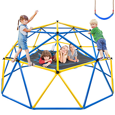 #ad #ad Dome Climber 10FT Canopy Monkey Bars Jungle Gym Kids Playground Backyard Outdoor $218.02