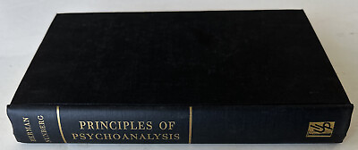 #ad Principles of Psychoanalysis:Their Application to Neuroses H.Numbergquot;Very Goodquot; $35.00