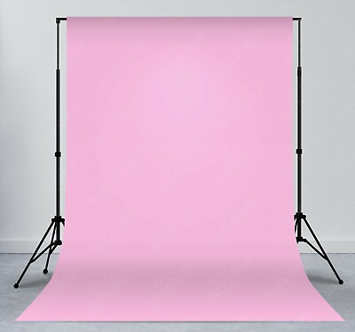 #ad Printed Backdrop Vinyl Solid Pink Color Photography Background For Studio Photo $41.90