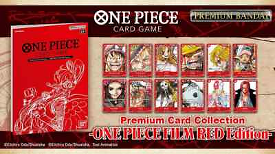 #ad ONE PIECE Card Game Premium FILM RED Card Collection PSL $39.99