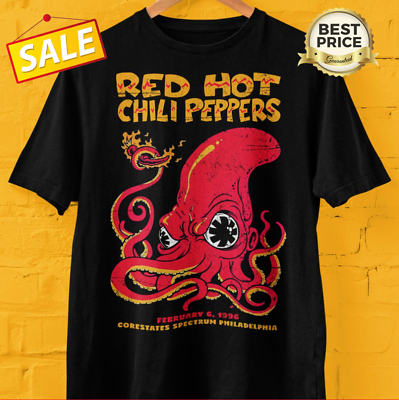 #ad Red Hot Chili Peppers Rock Music Tour 1996 T Shirt $13.99