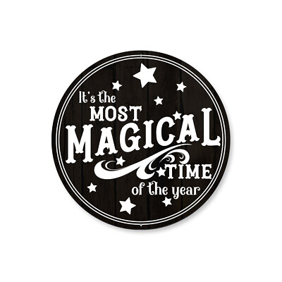 #ad Its The Most Magical Time Christmas Metal Sign $89.96
