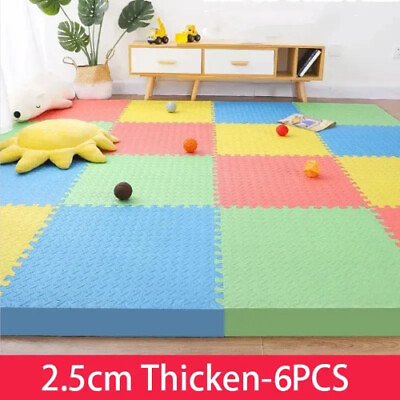 #ad Thicken 2.5cm Play Mat Activities Mat Mat 6PCS Mats Playroom Mat Play Mats Floor $36.53