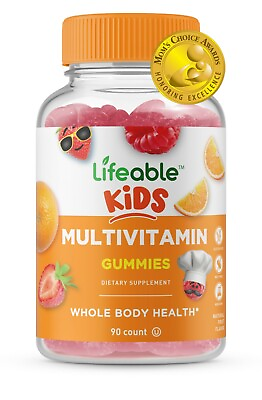#ad Lifeable Multivitamin for Kids Great Tasting Fruit Flavor Gummy 90 Count $17.49