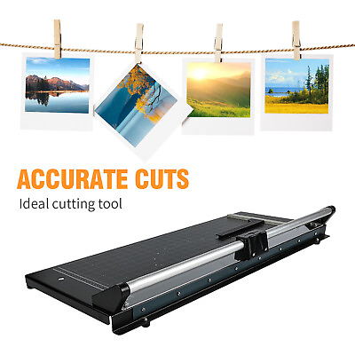 #ad 24 Inch Paper Trimmer Manual Precision Rotary Sharp Photo Paper Cutter Rotary $83.78