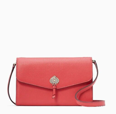 #ad NEW NWT Kate Spade Marti Leather Wallet Crossbody Handbag Watermelom Gelato $85.00
