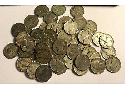 #ad Jefferson War Nickel 35% Silver 1942 1945 Junk Silver **BUY MORE amp; SAVE** $1.99