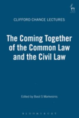 #ad The Coming Together of the Common Law and the Civil Law Hardcover GBP 63.63