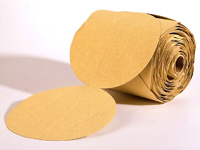 #ad 5 inch PSA Sanding Disc Sandpaper 50 Roll Sticky Back 80 220 Grit Sand Paper $17.69